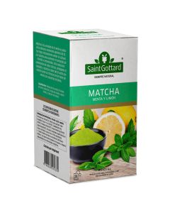 MATCHA, MENTA y LIMÓN x20