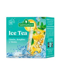 ICE TEA LIMON, JENGIBRE Y MENTA  x10